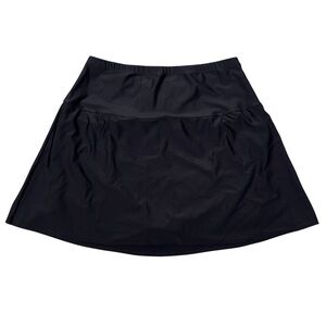 St. John's Bay Black A-Line Swim Skirt